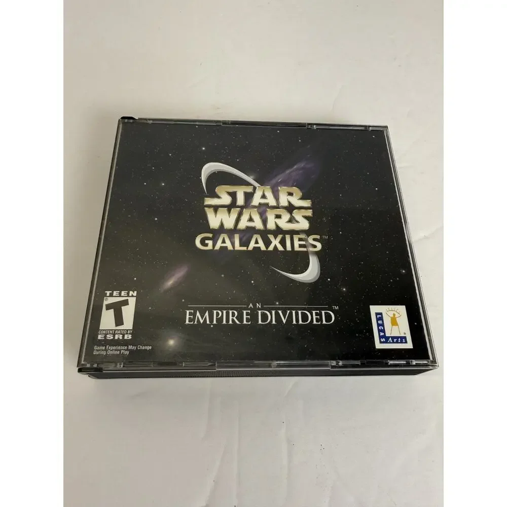 Star Wars Galaxies: An Empire Divided (PC CD-ROM) 3-Disc Set, With Code